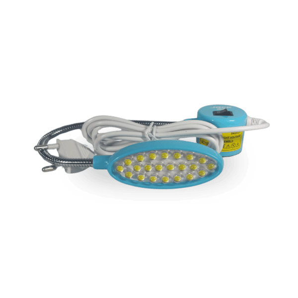 LUMINÁRIA 22 LEDS COM HASTE E COM REGULAGEM JACK