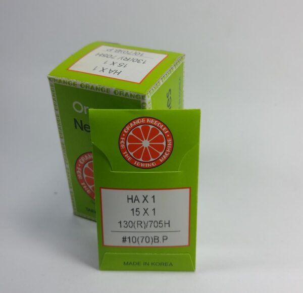PACOTE COM 10 AGULHA DOMESTICA ORANGE N°10 (PONTA BOLA)