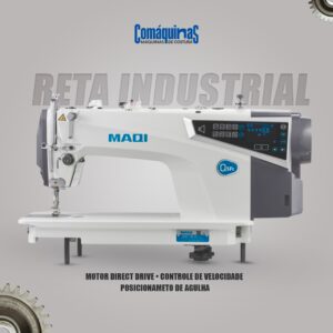 MÁQUINA DE COSTURA RETA ELETRÔNICA MAQI Q5FT-M-4C-I 220V